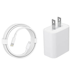 2024 20W USB-C Fast Charger PD Adapter Cable For iPhone 14/13/12/11 XR Pro iPad