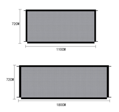 Black Foldable Protection Pet Safety Gate